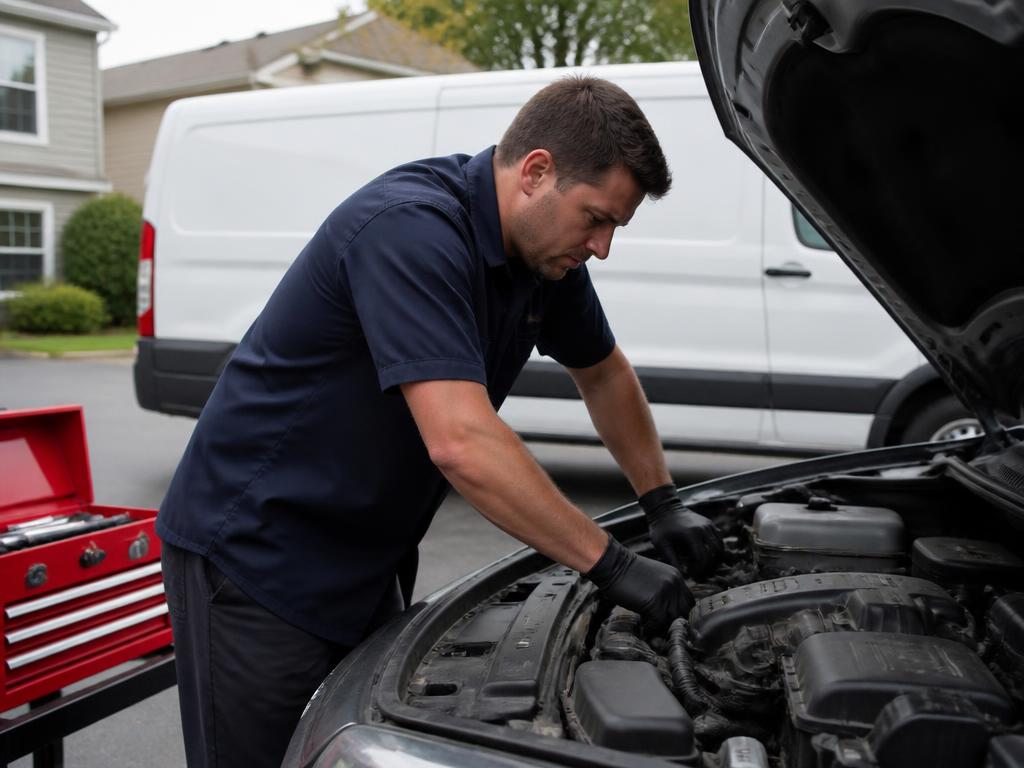 Mobile Mechanics professional at work